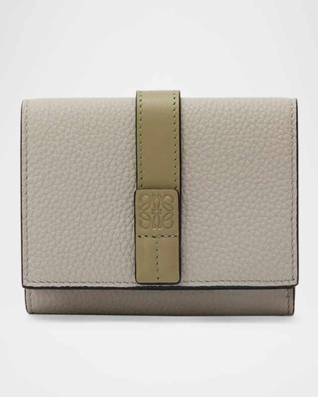 Trifold Wallet in Soft Grained Leather